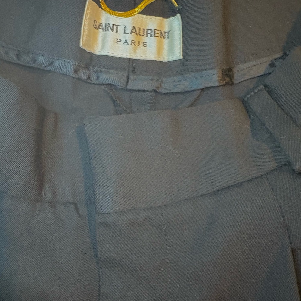 Saint Laurent Midnight Black Trousers